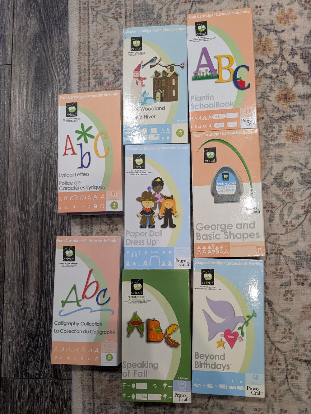 Cricut Fonts & Shapes